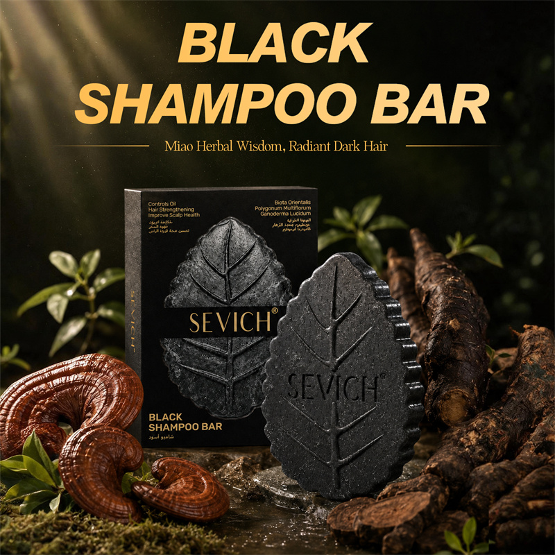 Hair Care Herbal - Jabón Negro Artesanal 120g, Jabón Sólido