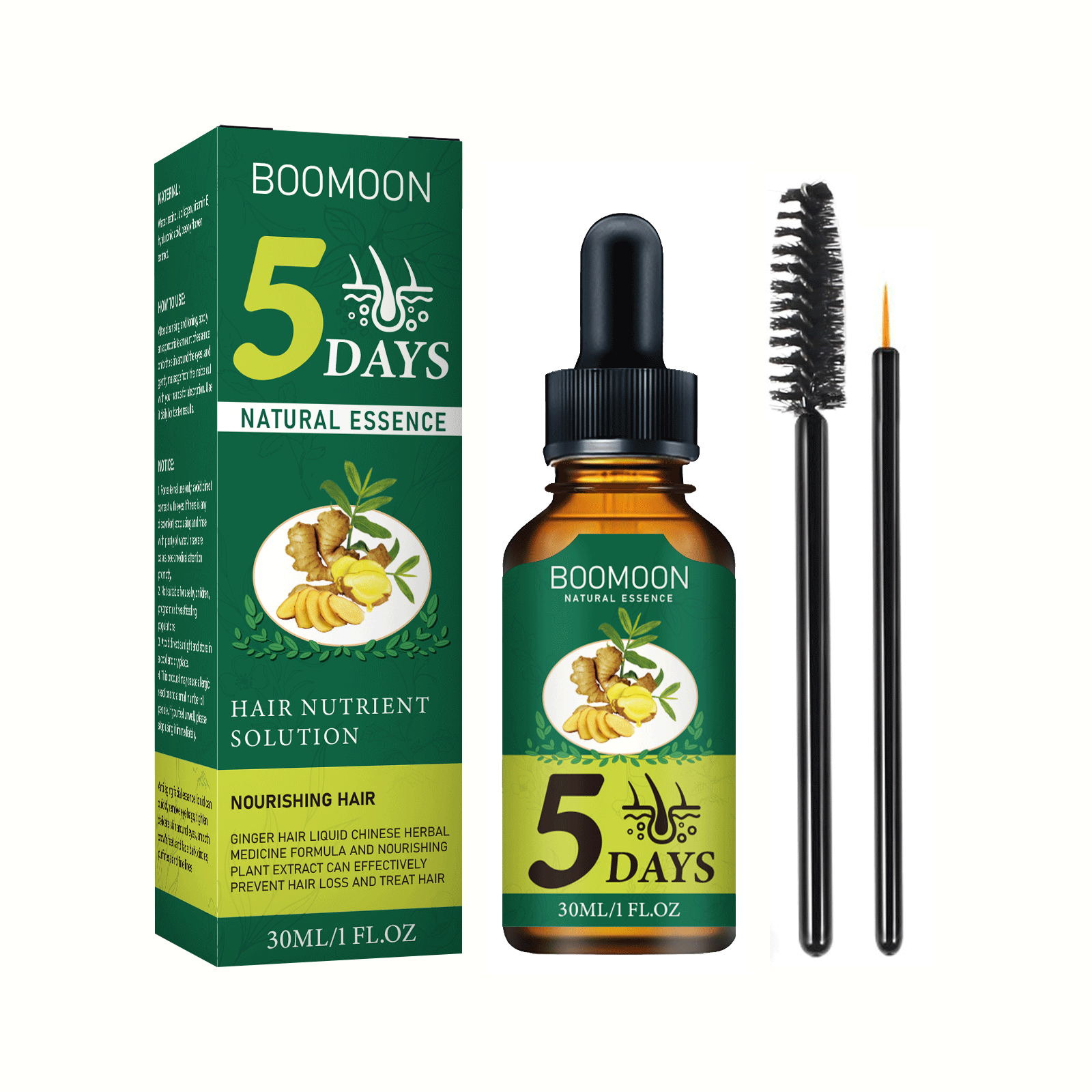 Hair Care Essential Oil Atomizing - Aceite de esencia para el crecimiento