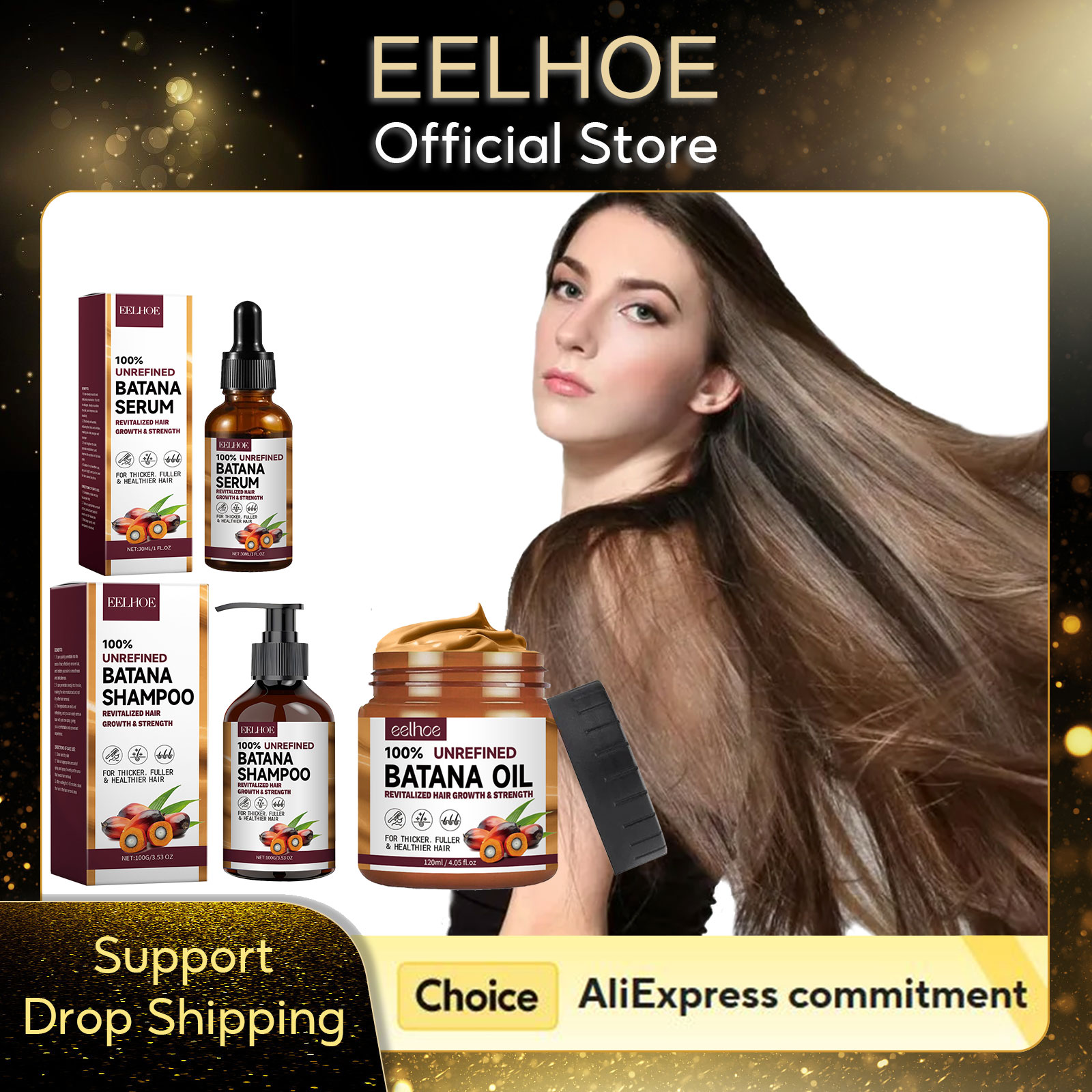 Hair Care Set - EELHOE-shampoo y acondicionador para el crecimiento