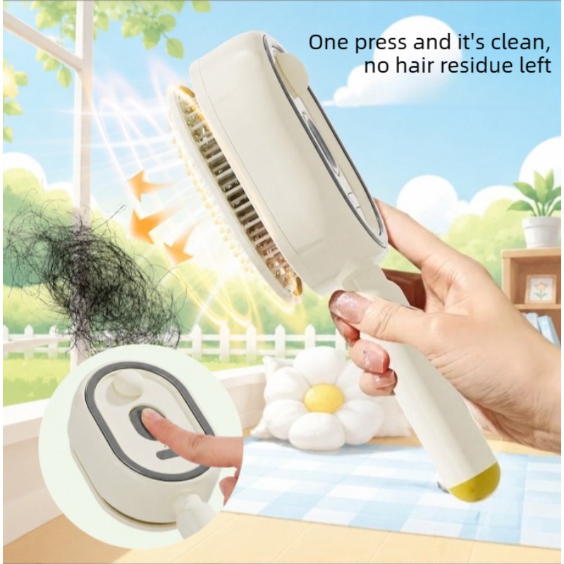Hair Care Essential Oil Atomizing - Peine de masaje eléctrico multifuncional más