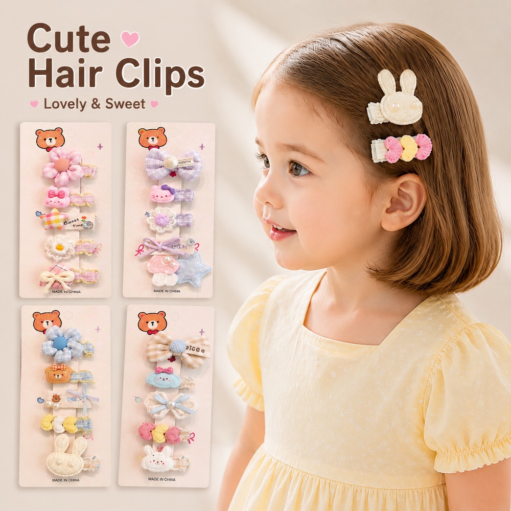 Hair Care Gift Set - Lindo Set de Pinzas para el