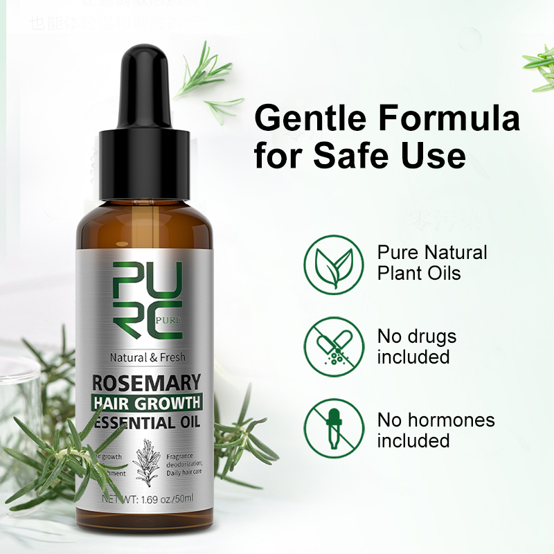 Aceite de romero PURC para el  - Hair Care Essential Oil Atomizing reseña y precio