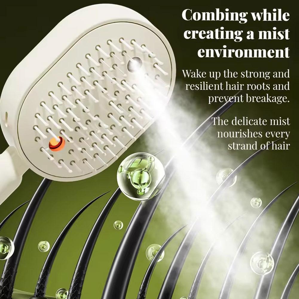 Peine Eléctrico de Masaje con  - Hair Care Essential Oil Atomizing reseña y precio