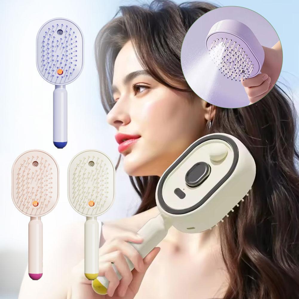 Peine Eléctrico de Masaje con  - Hair Care Essential Oil Atomizing reseña y precio