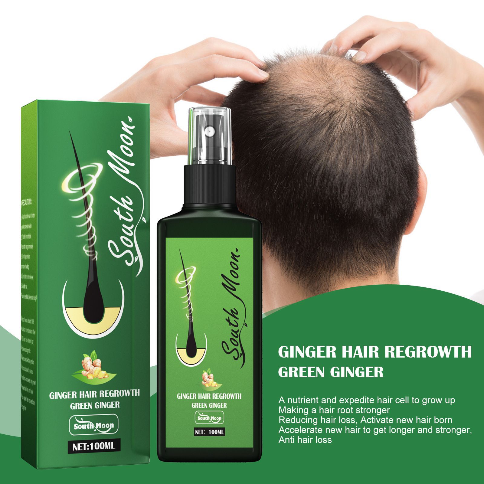 Spray para el Crecimiento del  - Hair Care Herbal reseña y precio