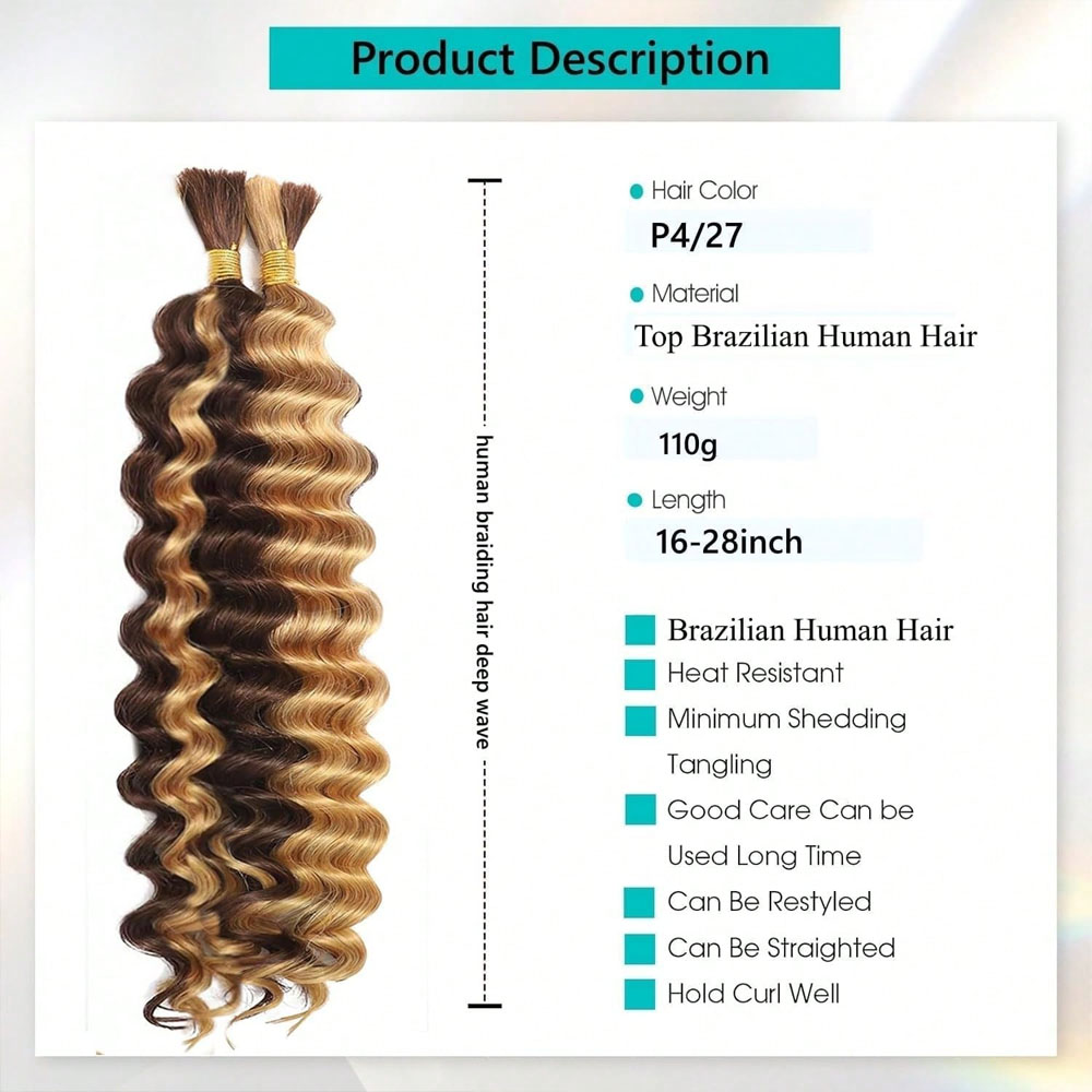 Cabello Humano para Trenzar, 1 - Hair Care Formulation reseña y precio