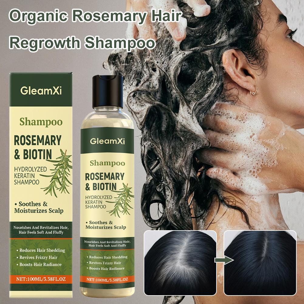 Champú GleamXi con Biotina y R - Biotin Shampoo Thickening reseña y precio