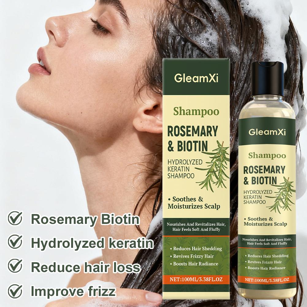Champú GleamXi con Biotina y R - Biotin Shampoo Thickening reseña y precio