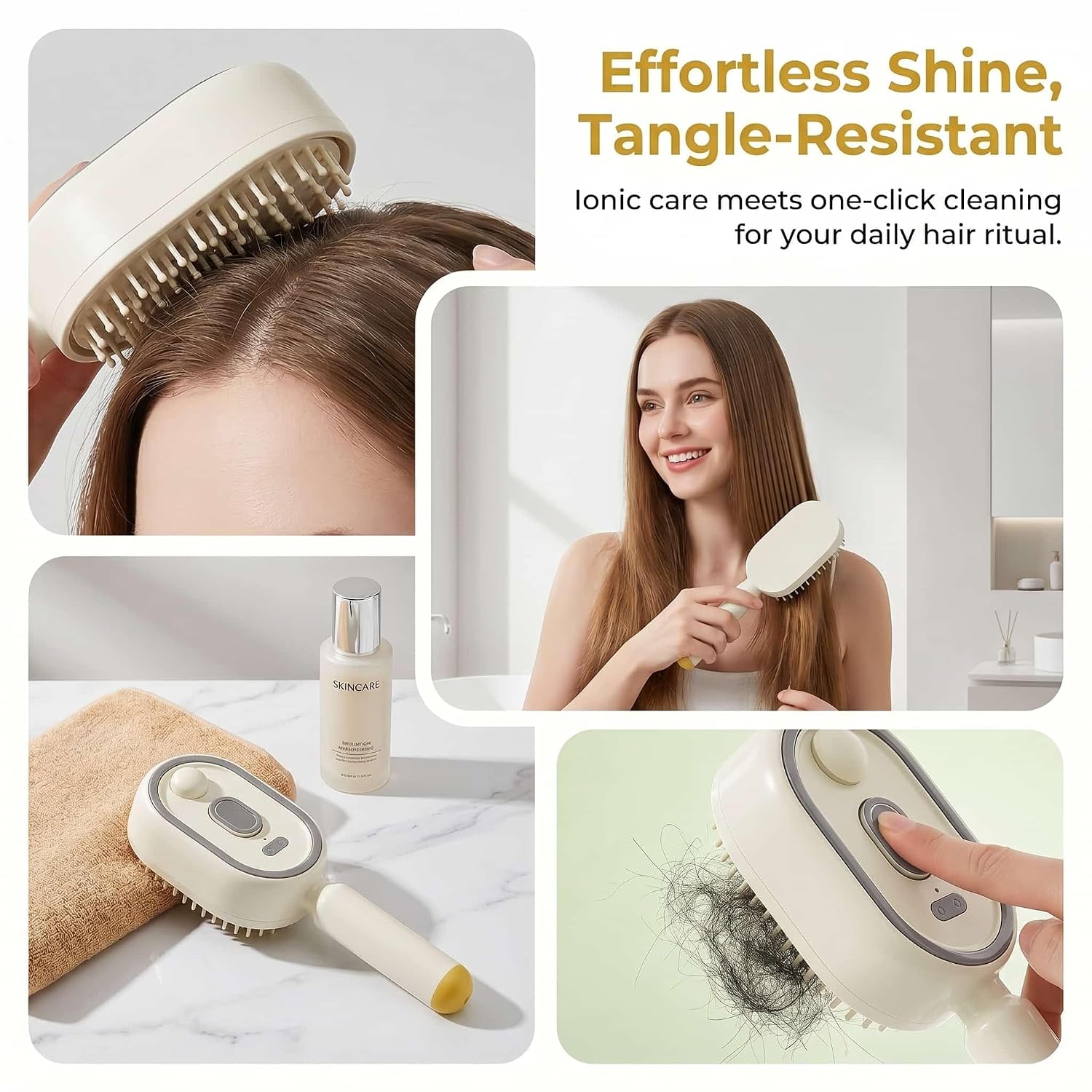 Cepillo Eléctrico con Cojín de - Hair Care Essential Oil Atomizing reseña y precio