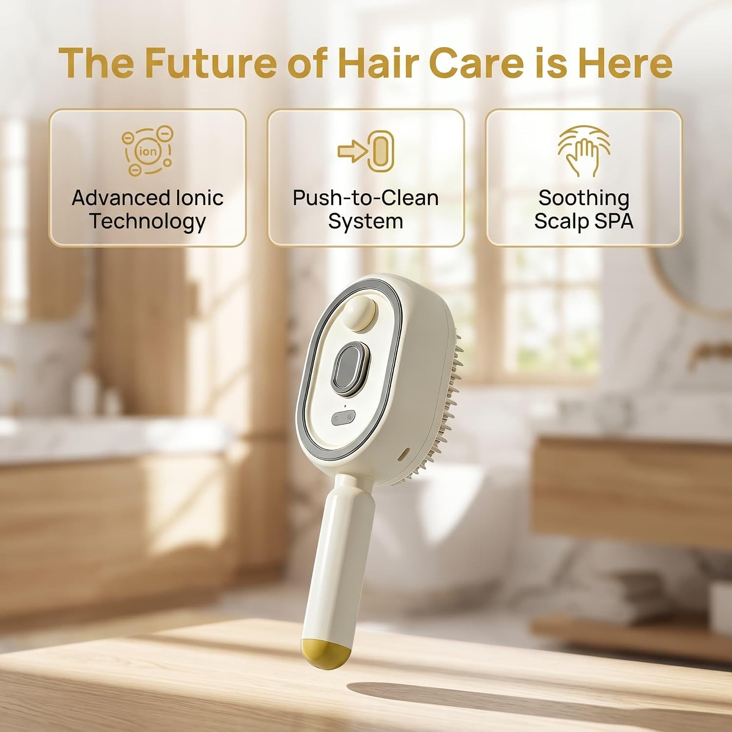 Cepillo Eléctrico con Cojín de - Hair Care Essential Oil Atomizing reseña y precio
