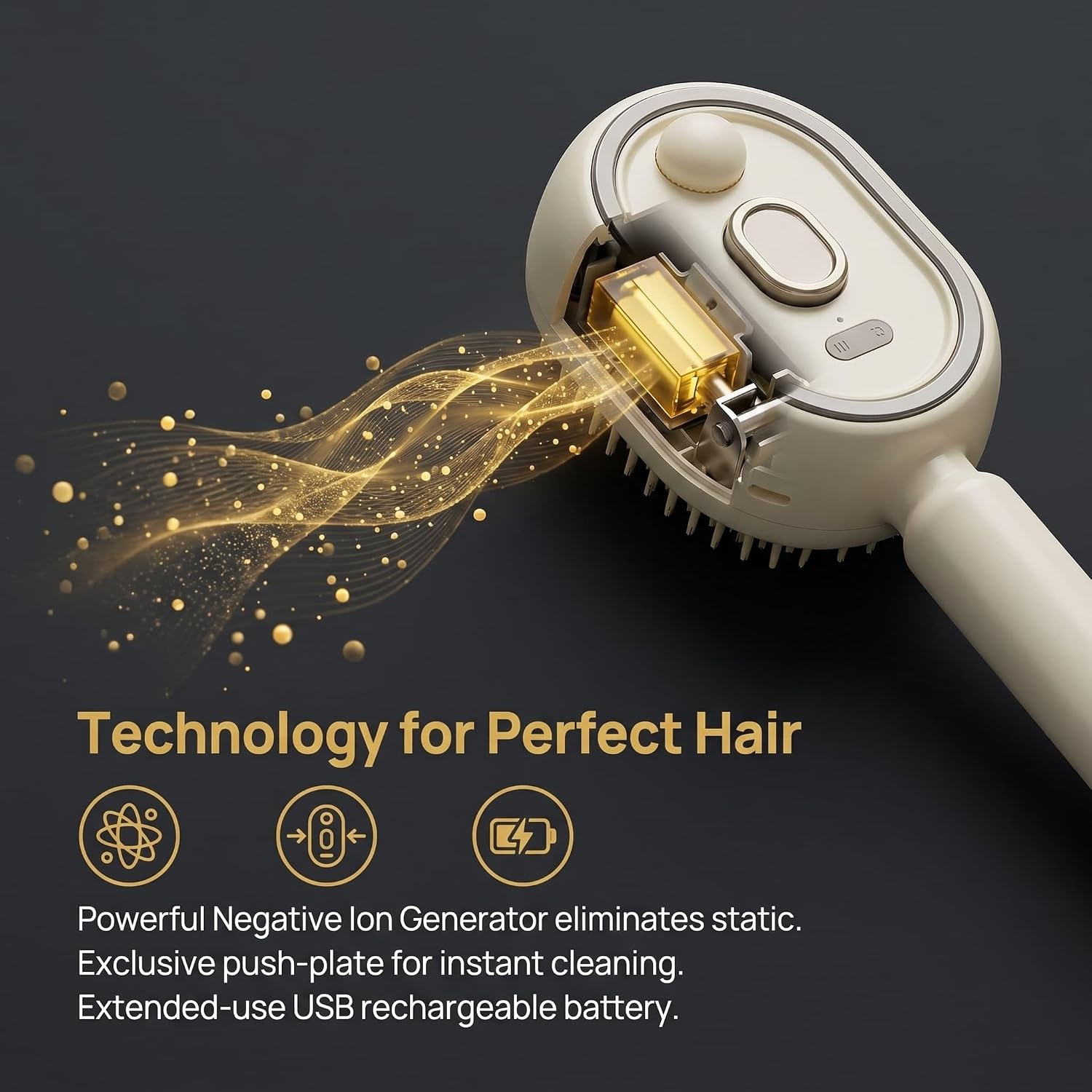 Cepillo Eléctrico con Cojín de - Hair Care Essential Oil Atomizing reseña y precio